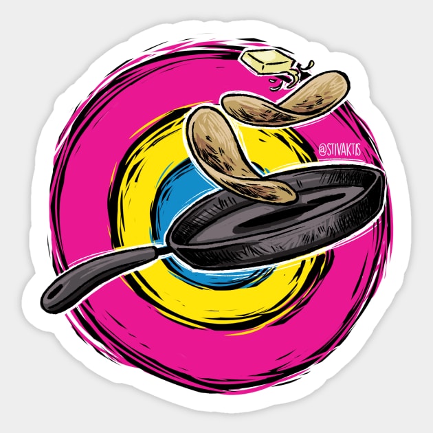 Pun Pan Sticker by stivaktis